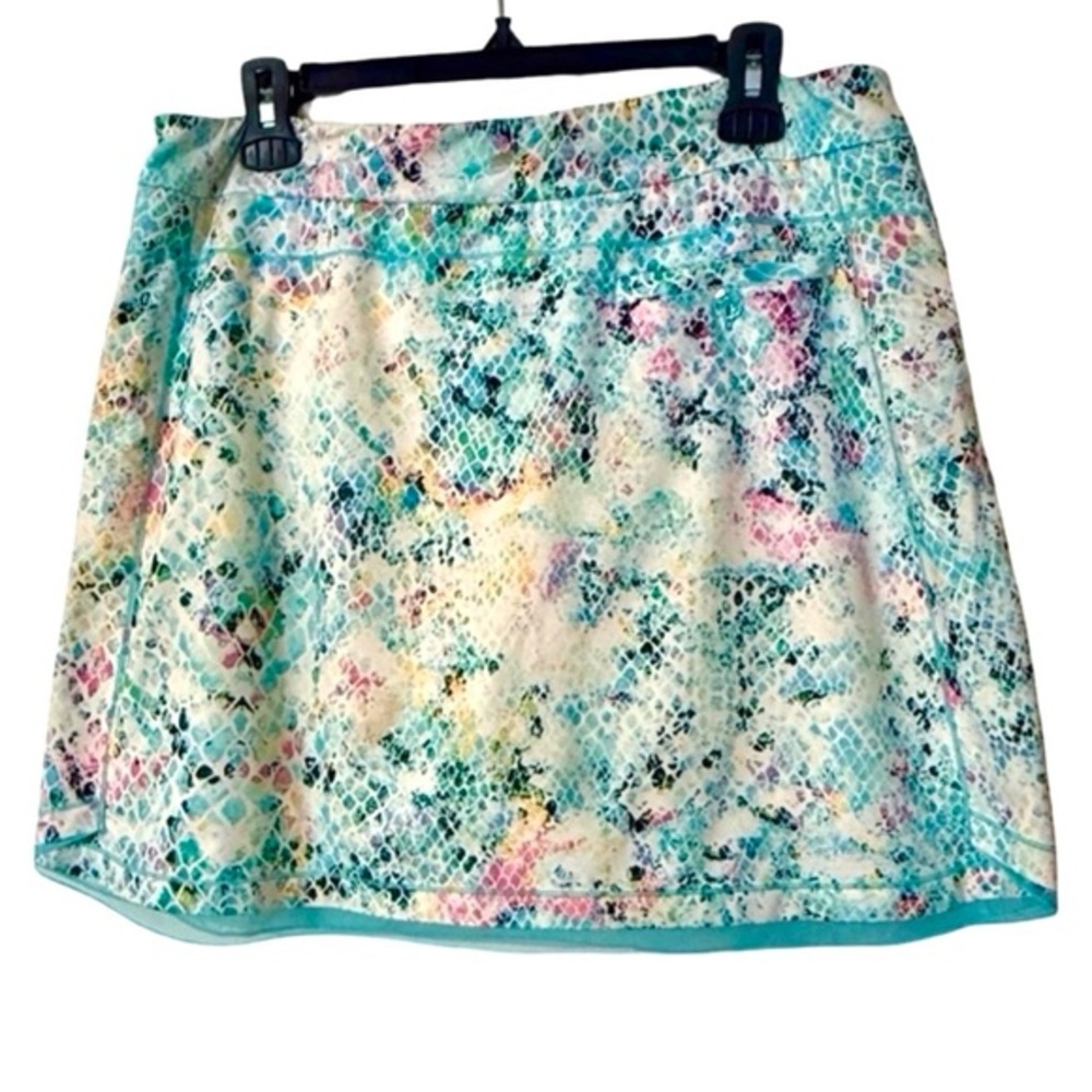 Golf skort Multi Color Mesh Hem
Sz M Elastic waist Pockets - Picture 1 of 6